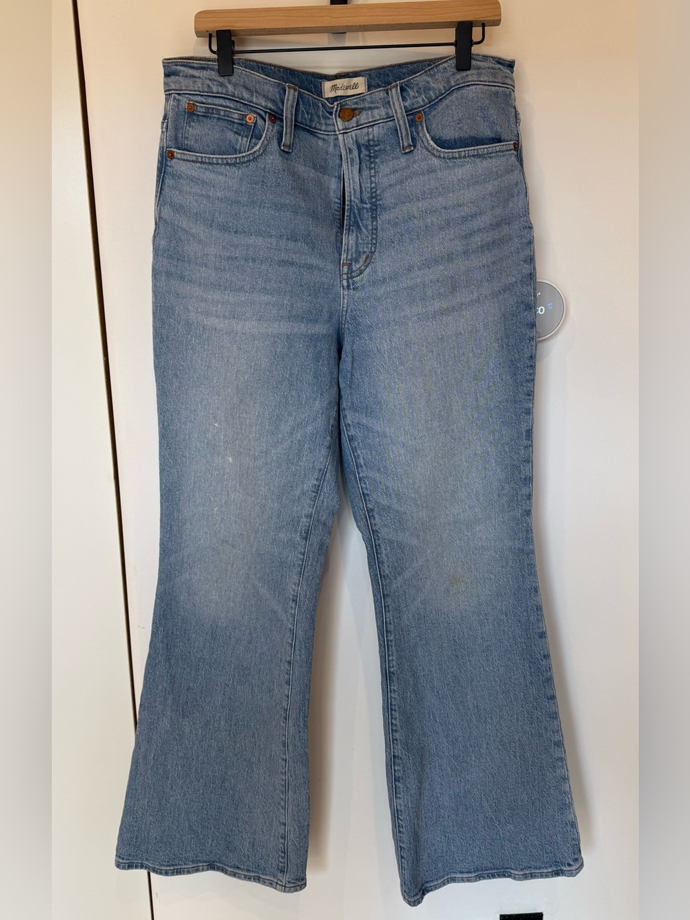 Madewell Light Blue High-Rise Flare Jeans